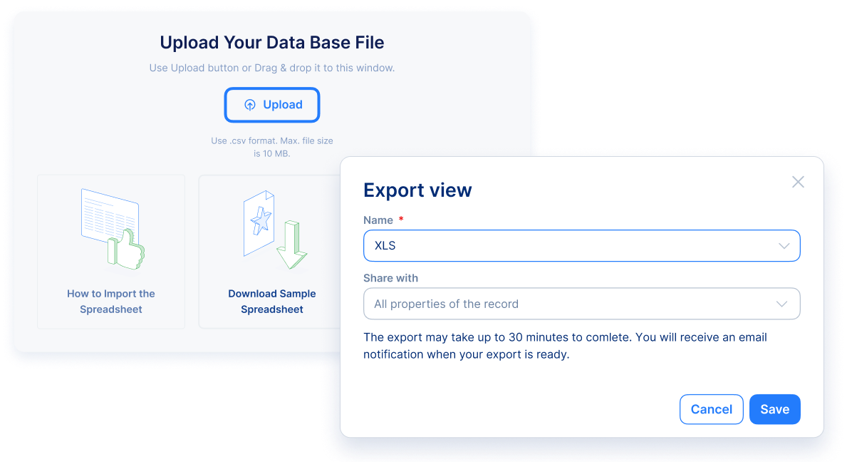 Data Import and Export
