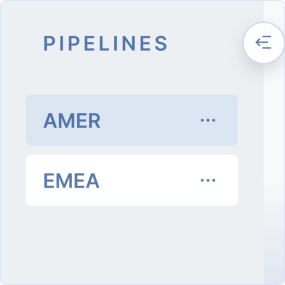Create multiple pipelines and switch between them